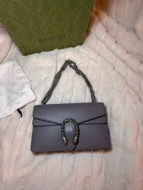 Gucci Medium Pebbled Calfskin Dionysus Leather Shoulder Bag